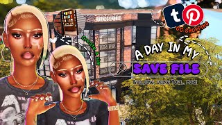 A DAY IN MY REALISTIC SAVE FILE │THE EXIST SAVE FILE│ The Sims 4 [upl. by Desta]