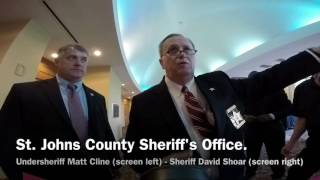 Sheriff David Shoar quotYou Dont Have A Right To Demonstratequot [upl. by Fairlie]