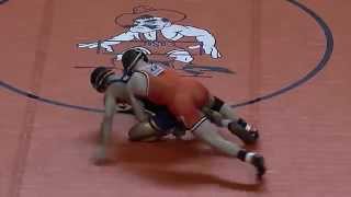 Cowboy Wrestling vs West Virginia Highlights 011615 [upl. by Iduj224]