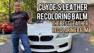 How to Use Clydes Leather Recoloring Balm OMG I found the Best Leather Seat Restorer Balm [upl. by Jona846]