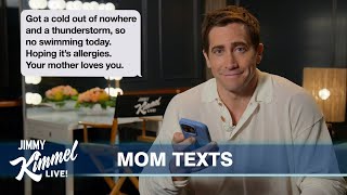 Celebrities Read Texts from Their Moms 5 [upl. by Leoine]