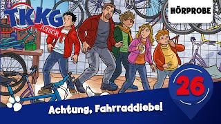 TKKG Junior Folge 26 Achtung Fahrraddieb  Hörprobe zum Hörspiel [upl. by Monro998]