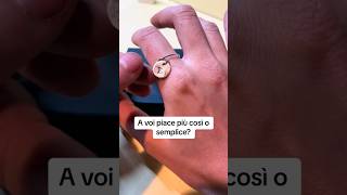 Oggi vi mostro un anello super semplice ✨🤍 smallbusiness gioielli madeinitaly jewellery [upl. by Tab]