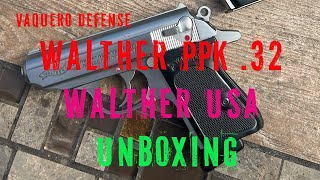 New Walther PPK 32 ACP Unboxing Short Table Top Review and quick comparison [upl. by Laup]