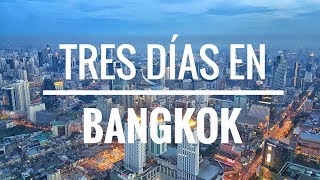 PASAMOS TRES DÍAS EN LA CAÓTICA BANGKOK  TAILANDIA 🇹🇭 [upl. by Eesak]