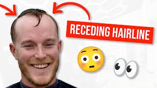 How to cut a Receding Hairline 👴🏼 [upl. by Winifield922]