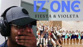 THE QUALITY  IZONE  Fiesta amp Violeta MV REACTION [upl. by Voe]