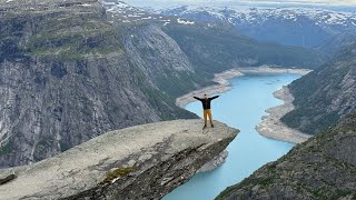 NORWAY Lysefjorden  Vidfossen  Hildal  Trolltunga  Vikeså viewpoint  Trollpikken  Låtefossen [upl. by Leboff50]