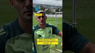 🇲🇽⚽ Germán Berterame feliz y emocionado por ya entrenar con la Selección Mexicana 🇲🇽⚽ [upl. by Shannen]