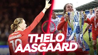 🇳🇴Thelo Aasgaard talent of new generation Norways diamond All Goals in 90 sec [upl. by Annoerb]