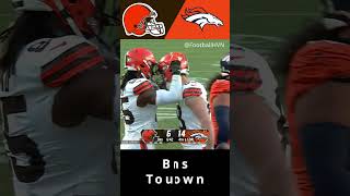 Cleveland Browns vs Denver Broncos Week 12 Game Highlights 2023 🔥 shorts nfl nflhighlights [upl. by Faxon]