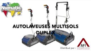 Démonstration Autolaveuse Multisols Duplex  Numatic [upl. by Fineberg]