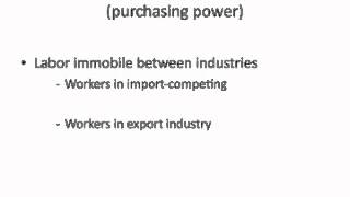 Ricardian model wage effects [upl. by Llyrehc]