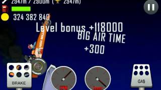 Hill Climb Racing \ Moon \ 4606 meters on Dragster [upl. by Jandel]