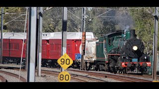 steam train and Westlander and PN train [upl. by Eugenie]