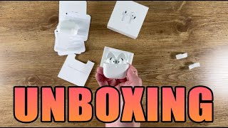 AirPods 4 Unboxing Whats Included [upl. by Atteiluj]