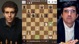 Daniel Naroditsky vs Vladimir Kramnik  Chess [upl. by Junette729]