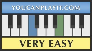 Vivaldi  Spring  Piano Tutorial  VERY EASY [upl. by Reisfield209]