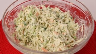 Homemade Coleslaw Recipe  Laura Vitale  Laura in the Kitchen Episode 416 [upl. by Remington]