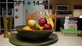 Panasonic DMCGF1 comparison with ZS3 using 1445 mm and 20 mm lenses [upl. by Nocam497]