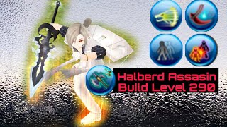 Build Halberd Assasin Level 290  Toram Online [upl. by Esenaj835]