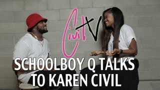 ScHoolboy Q Talks New Album Old Tweets and Touring w Action Bronson with Karen Civil CivilTV [upl. by Eceinal749]