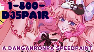 1800D35PA1R ♡ Danganronpa Fan Art ♡ SPEEDPAINT [upl. by Anilorak308]