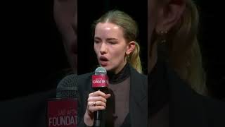 Willa Fitzgerald talks about the set of StrangeDarling YTShorts [upl. by Emiolhs]