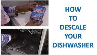 How to descale your dishwasher Demo  14 [upl. by Giselle]