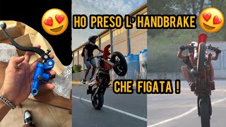 💰😨HO PRESO L’HANDBRAKE  RADIALE ACCOSSATO  ktm 125 motard 💰 [upl. by Eitirahc]