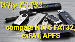 difference between NTFS FAT32 and exFAT APFS  Why FAT32 only 4 GB [upl. by Iosep]