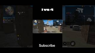 1vs4 Cs Ranked 😱🥶 impossible trending shortsfeed freefire viralvideo freefiremax support [upl. by Iclek]