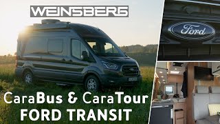 The CaraBusCaraTour Starts into the New Season  Now on Ford Transit WEINSBERG Camper Vans [upl. by Katleen]