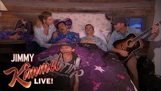 Jimmy Kimmel Sleepover with Faith Hill amp Tim McGraw [upl. by Nelleus]