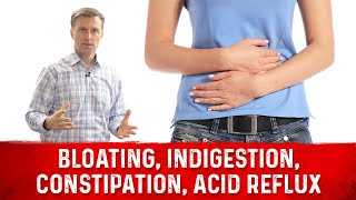 Bloating  Indigestion  Constipation  Acid Reflux – DrBerg [upl. by Nalyad]