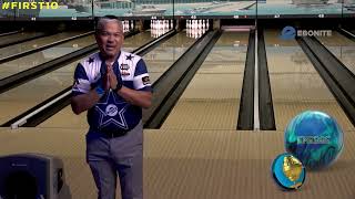 Ebonite Emerge Hybrid Bowling Ball Review With Dino Castillo [upl. by Hadeehuat215]