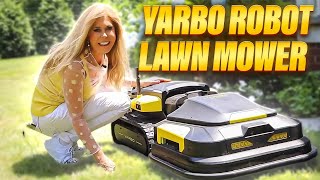 Cuttingedge Yarbo Robot Lawn Mower Wireless Smart Lawn Care For Big Yards [upl. by Laamak747]