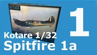 Kotare 132 Spitfire Mk1a part 1 [upl. by Ondine]