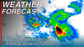 Severe Thunderstorms and Heavy Rainfall Forecast to Lash Queensland and New South Wales Next Week [upl. by Odysseus]