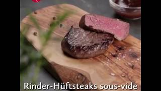 RinderHüftsteaks sousvide [upl. by Katheryn]