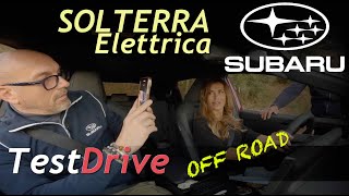 Subaru Solterra  la 4X4 green supera ogni ostacolo  Test Drvie 2022 [upl. by Garrik]