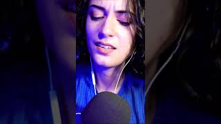 Cantando CORALINE Maneskin in ASMR shorts part1 [upl. by Oivatco]