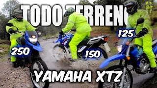 Serie XTZ de Yamaha  el Segmento más VERSATIL Ciudad y Off Road  XTZ 125 XTZ 150 y XTZ 250 Lander [upl. by Nerita]