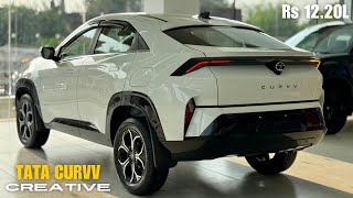 New Tata Curvv 2024 🔥 Curvv Creative  Rs 1220L  Turbo Petrol  Most value for money Variant [upl. by Waterer]