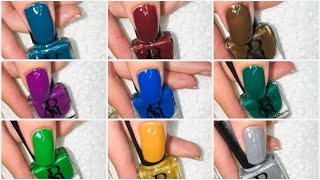 9 Different nailpolish colors  Nail polish color ideas  Nailpolish on Affordable price nails [upl. by Randall942]