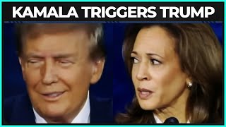 Trumps Debate Meltdown Triggered by GENIUS Level Kamala Attack [upl. by Atsuj]