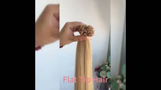 EMEDA Flat Tip Hair Extensions hair hairstyle hairextensions hairstyles hairextensionsalon [upl. by Odnaloy465]