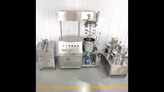 200L steam heating emulsifier food grade Vacuum Homogenizing Emulsifying Mixer [upl. by Bowlds477]