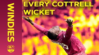 Every Sheldon Cottrell Wicket in the West Indies  Windies 2020 [upl. by Furgeson]