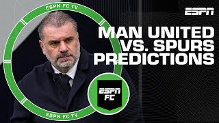 Man United vs Tottenham Predictions 🔮 Frank still believes in Postecoglou  ESPN FC [upl. by Fosdick]